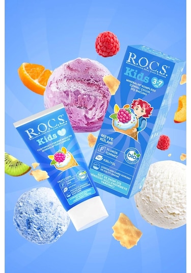 R.o.c.s. Kids 3-7 Yaş Meyve Külahı Diş Macunu 35ml