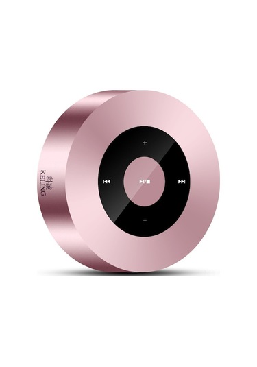 Taşınabilir Mikrofonlu Mini Bluetooth Hoparlör: Dokunmatik Ekran, Hd Ses Ve Hızlı Şarj - Rose Gold
