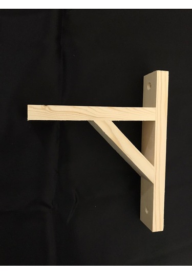 4 Adet Doğal Çam Raf Ayağı