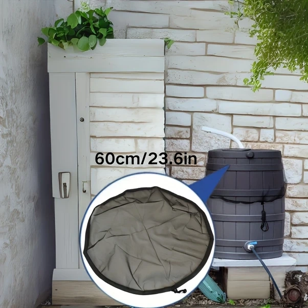 Xuweiwei 80cm Ayarlanabilir Yağmur Kovası File Kapak Bahçe Su Toplama