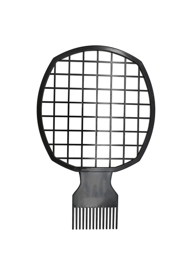 Singree Afro Saçlar İçin Dreadlock & Kıvırcık Testere Seti - Dayanıklı Abs Plastik - Siyah