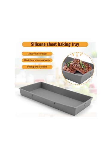 Kolay Pişirme Ve Yemek Hazırlığı İçin Sac Tepsi Bölücüler - Fırın, Mikrodalga Gri