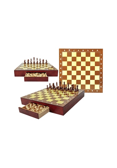 Eser Polyester Çekmeceli Satranç Takımı