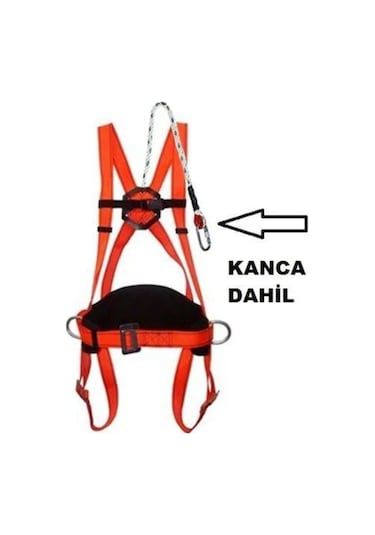 Vento Paraşüt Tipi Emniyet Kemeri - Karabina - Halat