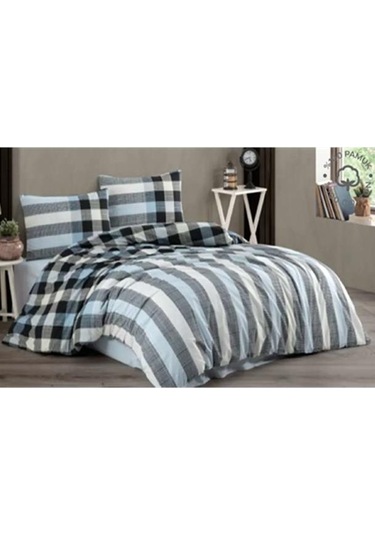 Kristal Ranforce Kapitoneli Nevresim Takımı Çift Kişilik Solar Bej