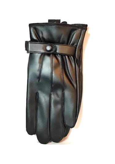 Erkek Suni Deri Eldiven Dokunmatik Ekran Uyumlu 18K06