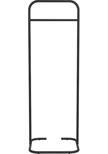 Metallica Concept Butik Dik Tekli Siyah Konfeksiyon Askısı Ayaklı Askılık Elbise Askılığı Siyah