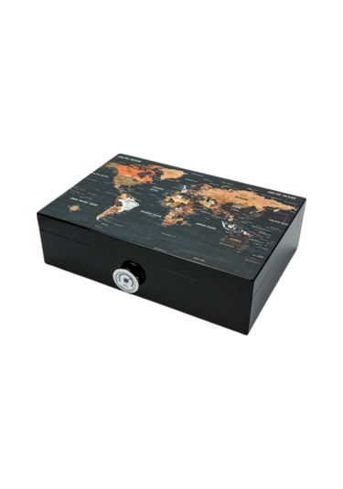 Hauser Siyah Baskı Humidor 562332