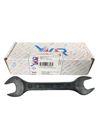 Yakar Açık Ağız Anahtar 20 X 22 Mm Siyah - Çatal Ağız Anahtar