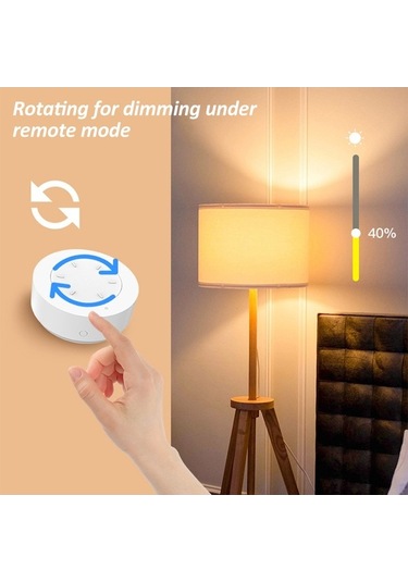 Trendooze Zigbee Uzaktan Senaryo Senaryo Kumanda Kablosuz Ev Düğme Dimmer Butonu Butonu Beyaz Anahtarı Anahtarı Akıllı Akıllı 1-gang Uj 1-gang