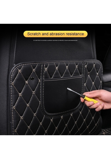 Sones Araba Her Şey Dahil Koltuk Arkası Anti-tekme Mat Arka Kir Önleyici Ped Büyük Boy