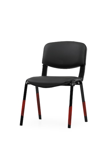 Office Furniture & Desing Siyah Ofis Büro Bekleme Misafir Form Ko