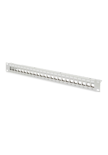 Digitus Dn-91410 24 Port Boş Patch Panel Zırhlı 1U Yüksekliğind