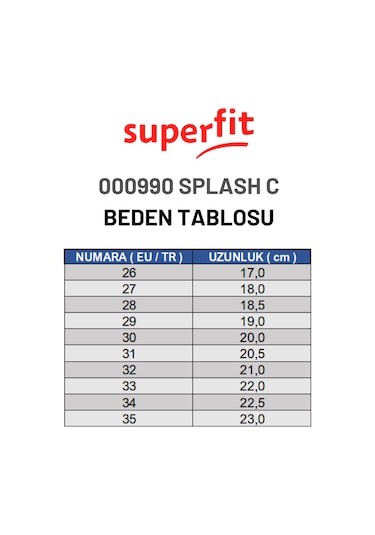 Superfit Splash C Çocuk Yeşil Terlik 000990-7500 Yeşil