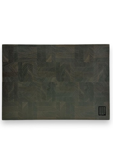 Kaf Ahşap Kesme Tahtası Dişbudak Siyah Large