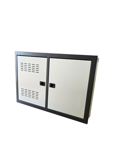 24 Modül Sigorta Dağıtım Panosu 70x40x13 Cm, Çift Kapaklı Metal