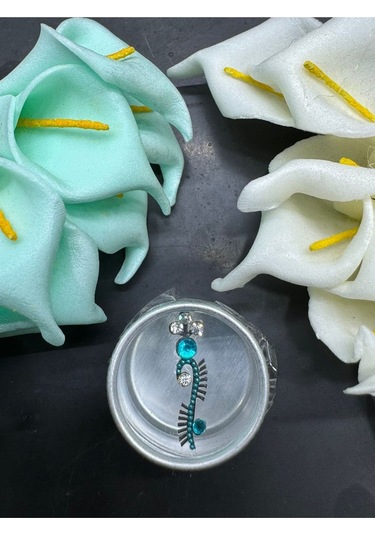 Yüz Taşı Face Gems Yapışkan Burun Parmak Hızma Model33 Çok Renkli