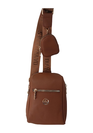 David Jones Kadın Omuz Çantası Dj250-5 Kahve