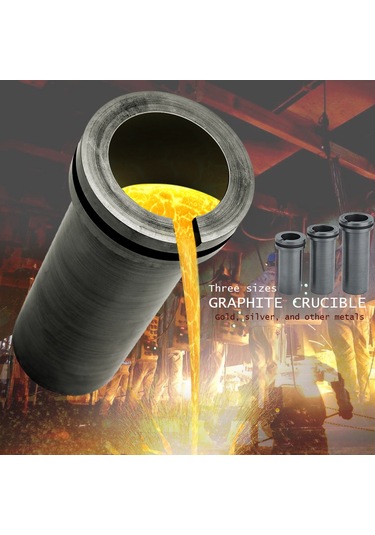 Qingmipy 1kg Grafit Kuvveti - Yüksek Safiyetli, Isı Dayanıklı, Metal Döküm Aracı Altın, Gümüş, Bakır