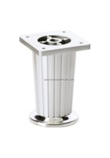 10 Cm Plastik Çizgili Konik Baza Ayağı Ayak Krom Bingo