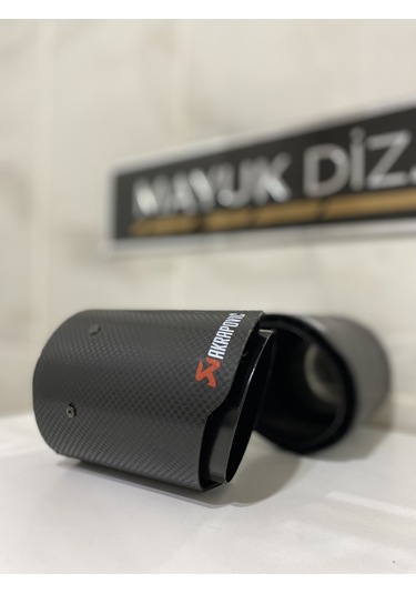 Akrapovic Karbon Egzoz Ucu 90mm Tek --mayukdizayn--
