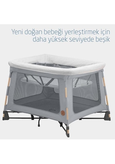Maxi-cosi Swift 3'ü 1 Arada Çift Katlı Beyond Grey Park Yatak Outlet