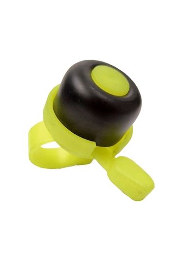 Sarissa Çocuk Bisikleti Zil 1. Kalite Plastik Gövde Metal Çan Sarı Siyah Sarı