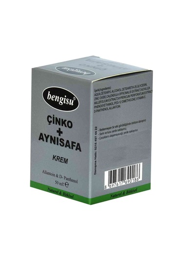 Bengisu Aynısafa + Çinko Bitkisel Krem Allantoin ve D- Panthenol 50 ML