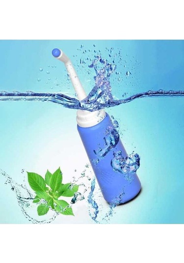 Pazly 500ml Seyahat Bideti: 2 Nozullu, Taşınabilir Pratik Hijyen Mavi Mavi