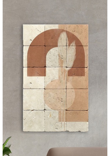 Doğal Taş Tablo - Duvar Dekoru 30x50cm