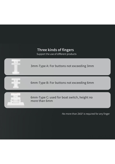 Neevoyu Beyaz Akıllı Parmak Robotu, Tuya Uygulaması İle Sesli Kontrol, Otomatik Açma/kapama, Uzun Basma Özelliği, Bluetooth Ağ Geçidi Gerekiyor