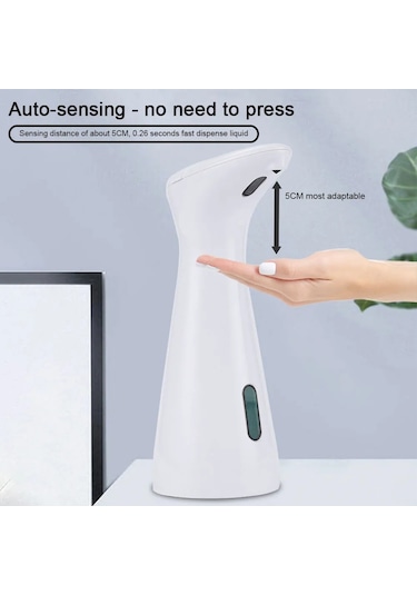 Siyah-otomatik Sensörlü Sabunluk Dağıtıcı Ev Sıvı Sabunluk El Dezenfektanı Makinesi El Fotoselli Ev El Restoran İçin