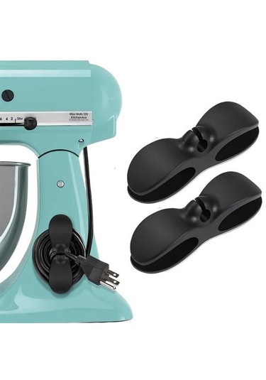 2li Kablo Tutucu Silikon Kordon Sarıcı Kablo Klips Pratik