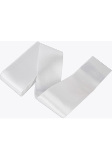 Nazarone Saten Kurdele 6cm-10mt-beyaz 101