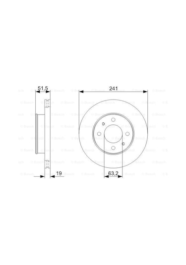 Hyundai Accent Admire 1.5Crdi 2002-2008 Bosch Ön Disk 2 Adet