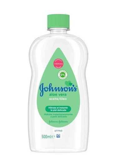 Johnson's Baby Oil Aloe Vera 500 ML Yeşil