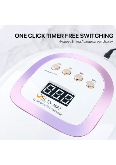 Cloody T5 Max 220 Watt 57 Led Uv Led Kalıcı Oje Protez Tırnak Kurutucu