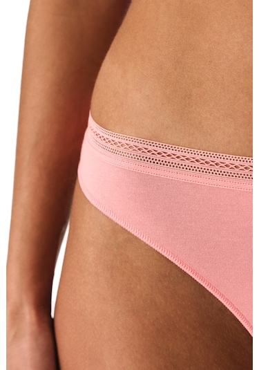 Penti Pembe Easy Pamuklu Trim Brazilian Külot