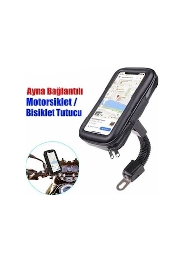 Motorsiklet Su Geçirmez Telefon Kılıfı Telefon Tutucu 7 İnç Xl Çok Renkli