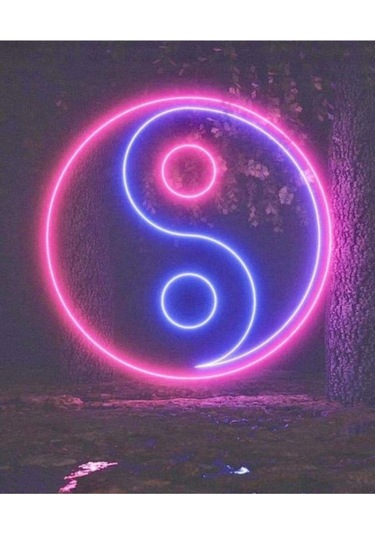 Neon Led Aydınlatma Yıng1 Gece Lambası Parti Süsü Işıklı Duvar Dekor Renkli