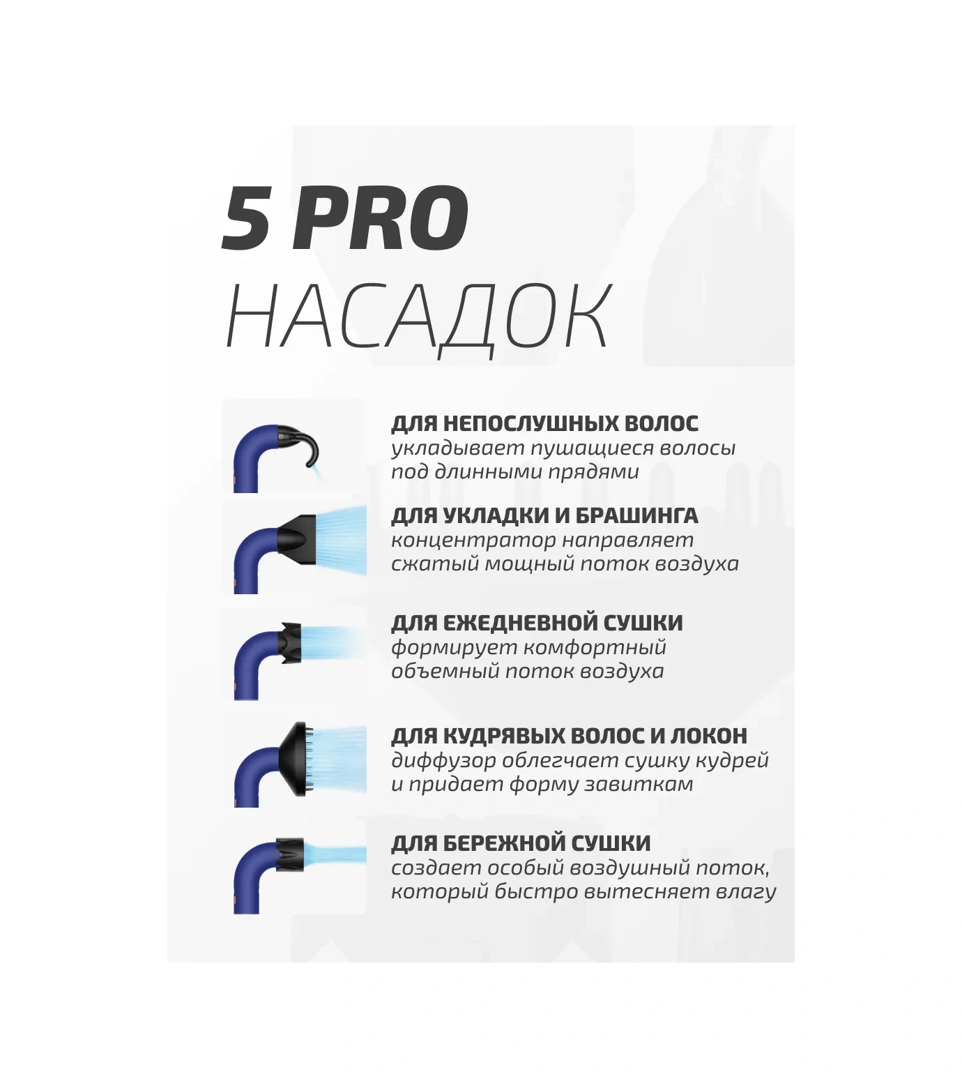 Femora 5'te 1 Güçlü Profesyonel İyonlu Saç Fönü 461296723