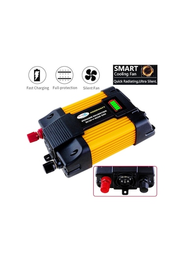 Sones Little Wasp 12v - 220v 4000w Led Ekranlı Ve Çift Usb'li Araç Güç Çeviricisi