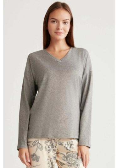 322 Alin Pijama Takım Gri