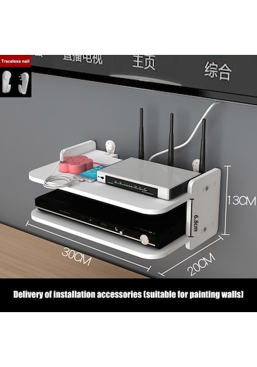 Pazly Yüzen Tv Kutusu Standı - Ayarlanabilir Dvd Rafı - Çok Renkli Set Üstü Stand Çok Renkli