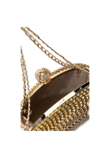 Tamer Tanca Kadın Vegan Sarı El Çantası 1083 003 Bn Cnt Sk24-25 Altın Altın