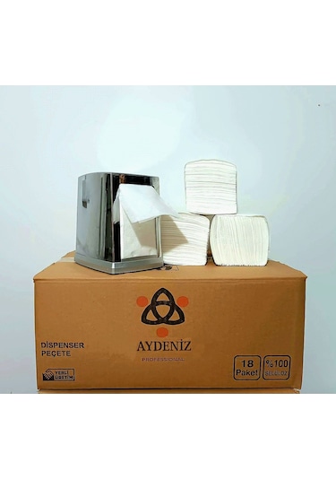 Aydeniz Peçete Masaüstü Dispenser Peçete 18 x 150'li