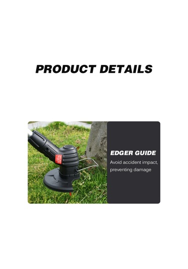 Springsun 4 Parça Plastik Set Kablosuz Çim Trimmeri Yerineği