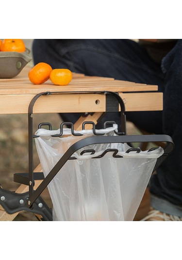 Suntek Kamp Çöp Torbası Tutucu Asılı Partileri Için Piknik Siyah Siyah