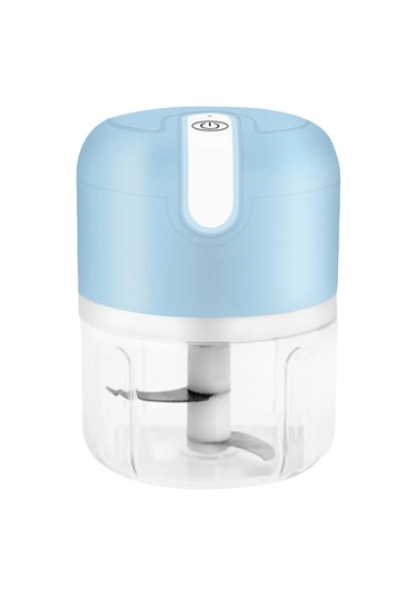 Elektrikli Sarımsak Ezici Usb Şarj Edilebilir 250ml Mini Gıda Parçalayıcı Sebze White Beyaz