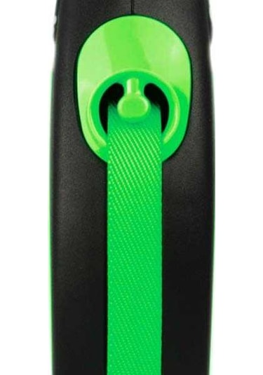 Flexi New Neon Otomatik Yeşil Şerit Gezdirme Large 5 Mt